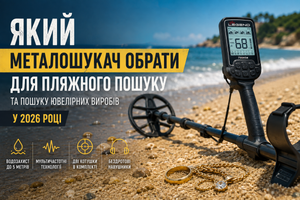 Який металошукач обрати для пляжного пошуку та пошуку ювелірних виробів у 2026 році фото